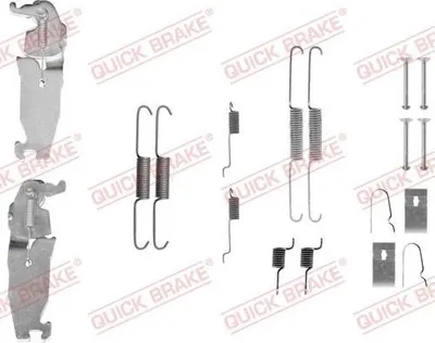 Produktbild von QUICK BRAKE Zubehörsatz Bremsbacken 105-0811S Hinten für NISSAN ALMERA II Hatchback (N16)