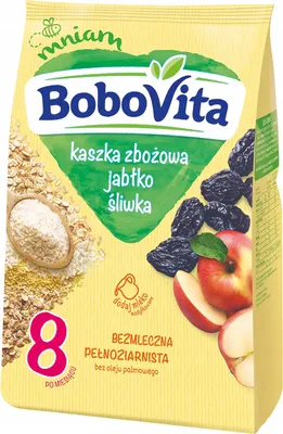 Obrázok produktu pre Kaszka 7 zbóż z jabłkami i śliwkami dla dzieci 180 g