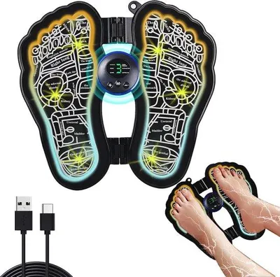 Produktbild von Famanu Fußmassagematte mit EMS-Technologie - Tragbar für Zuhause und Büro