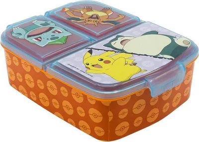 Produktbild von Kinderlunchbox aus Kunststoff mit 3 Fächern