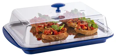 Image de APS Thermo Tablett Set Blau 43 x 29 cm, H: 14 cm 9090