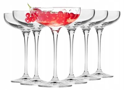 Produktbild von Martinigläser Krosno 6er Set 240ml Crystalline Glas für Cocktails