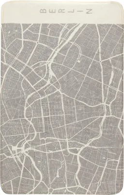 Produktbild von Kleine Wolke Badteppich BERLIN Silbergrau 50 x 80 cm