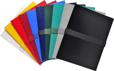 Produktbild von Exacompta 10x Dokumentenmappe dehnbar 1 Klappe Balacronbezug A4 sortiert 640E