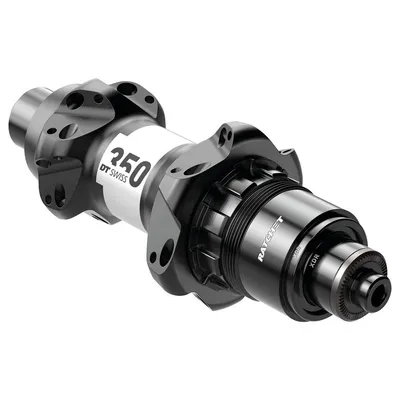 Produktbild von DT Swiss Nabe Road HR 350 Straightpull 24 Loch Schwarz - zuverlässige Hinterr...