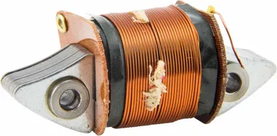Obrázek produktu pro SIP cívka dynama 43mm otvor 5mm výška 12,5mm žlutý kabel 50mm