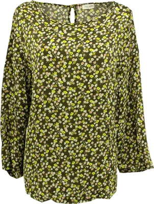 Produktbild von 29743 Gerry Weber, ,  Damen Bluse Hemd Shirt Tunika, Jersey, khaki floral, 48
