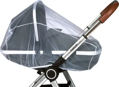 Produktbild von Babsana Moskitonetz für Kinderwagen Weiß 1015.01