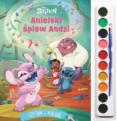 Produktbild von Czytam i maluję. Anielski śpiew Andzi. Disney Stitch