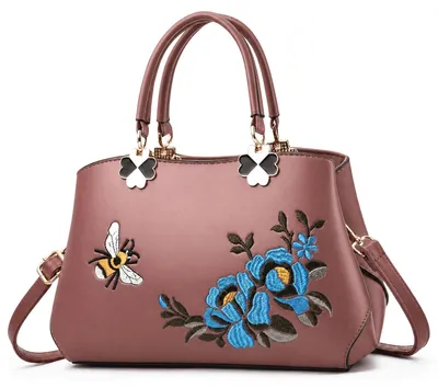 Produktbild von Solidchoice – Elegante Damenhandtasche mit Blumenmuster und abnehmbarer Schulterriemen