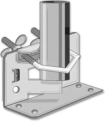 Produktbild von Televes Mastfuß MAFU 60Z X2168