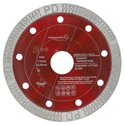 Produktbild von PRODIAMANT Diamanttrennscheibe für Fliese, Feinsteinzeug F993 115mm