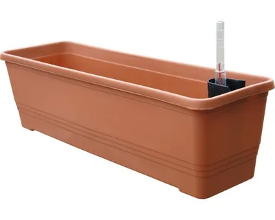 Obrázok produktu pre Plastia Bergamot, Kvetináč, Voľne stojace, Hnedá, Obdĺžnik, Jednofarebné, 8,1 L