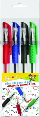 Zdjęcie produktu dla Długopisy żelowe Classic mix kolorów 5 mm 4 sztuki