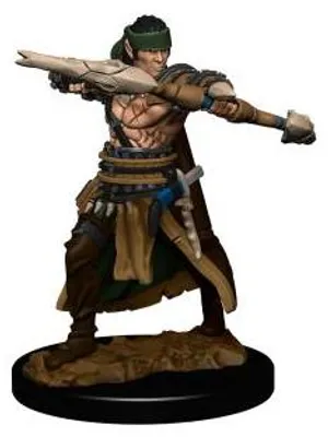 Image de Pathfinder Battles : Figurine peinte premium - Homme elfe demi-ranger