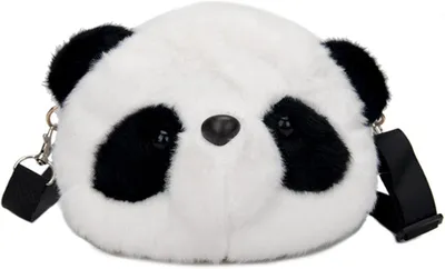 Produktbild von Kleine, flauschige Schultertasche für Damen – Umhängetasche für Damen – Herbst und Winter