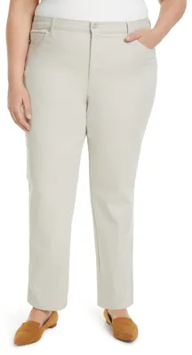 Productafbeelding van Gloria Vanderbilt dames jeans, model Amanda Classic, high-rise, getailleerde pasvorm, standaard model, kleur: Steinho