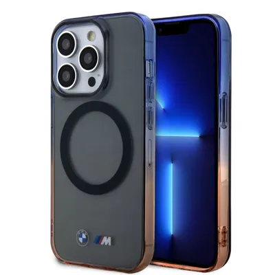 A BMW branded iPhone case is shown next to an iPhone.