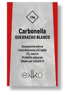 Obrázek produktu pro Ekko - Quebracho Blanco Kohlebeutel 2Kg