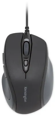 Produktbild von Kensington Pro Fit Mid-Size - Maus - Für Rechtshänder - optisch - 5 Tasten - kabelgebunden - USB - Schwarz