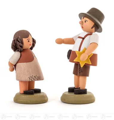 Obrázek produktu pro Miniatura Jeníček a Mařenka Výška cca 5,5 cm NOVINKA