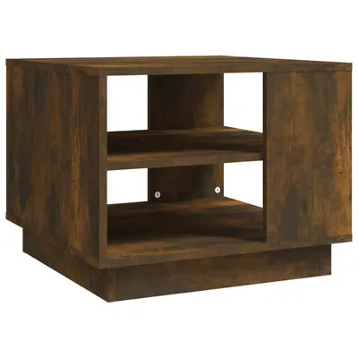 Obrázok produktu pre vidaXL Konferenčný stolík Smoked Oak 55x55x43 cm Inžinierske drevo