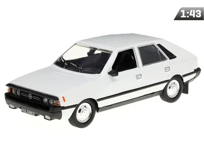 Zdjęcie produktu dla Metalowy model samochodu PRL FSO Polonez biały skala 1:43