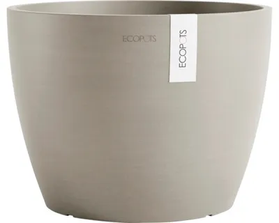 Produktbild von Blumentopf Ecopots Stockholm Kunststoff Ø 28,7 cm 31 x 31 x 23,5 cm braun