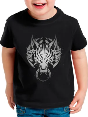 Produktbild von style3 Wolf Icon Kinder T-Shirt anime cloud chocobo sephiroth