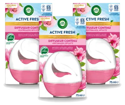 Productafbeelding van 3 x Air Wick Deco Sphere geurverspreider Magnolia & Kersenbloesem – 75 ml - Voordeelverpakking - 3 stuks