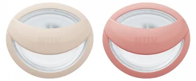 Obrázok produktu pre Cumlík NUK Perfect Match 0-6m 2 ks beige/red, vel. 0-6 m