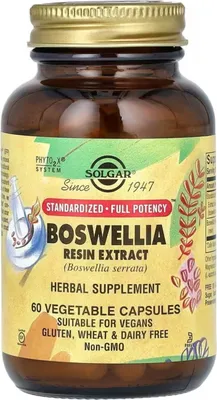 Productafbeelding van Solgar boswellia hars extract 60 capsules BI8995