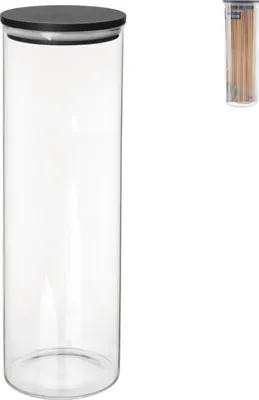 Produktbild von ORION 1,6 l rund Borosilikatglas/Bambus