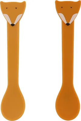 Produktbild von Trixie Baby 96-425, Kleinkind-Besteck, Orange, Silikon, Junge/Mädchen, 30 mm, 20 mm