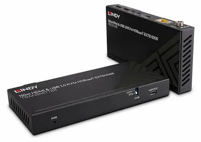 Obrázok produktu pre Lindy 39384, Vysielač a prijímač, Kábel, 150 m, Cat6, 3840 x 2160 px, 60 Hz