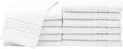 Produktbild von Seiftücher 12er Set, Baumwolle, 30x30 cm, weiß