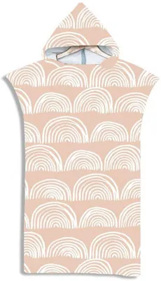 Produktbild von Famanu Surfponcho für Erwachsene und Familien - Mikrofaser Wickeltuch für Strand, Schwimmen und Surfen