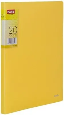 Immagine prodotto di Teczka A4 z 20 koszulkami Clear Book prążki Patio - Żółta