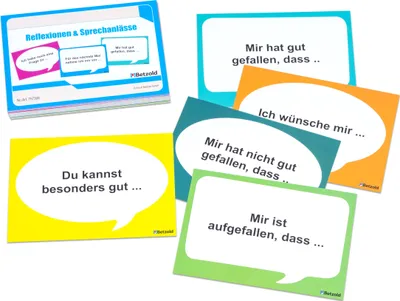 Produktbild von Betzold Karten zur Reflexion und für Sprechanlässe