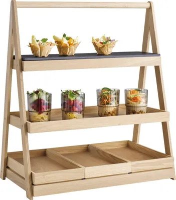 Image de APS Valo Etagère, 3 niveaux, hauteur : 640 mm, longueur : 555 mm, largeur : 325 mm