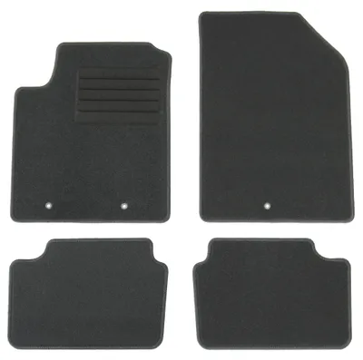 Fußmatten-Set für Hyundai i10 IA / BA, 11/2013-11/2019, 4-teilig, Schwarz