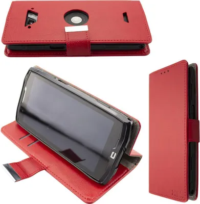 Image de caseroxx Housse de téléphone portable Housse compatible avec Crosscall Core-X4 Bookstyle-Case Wallet Case
