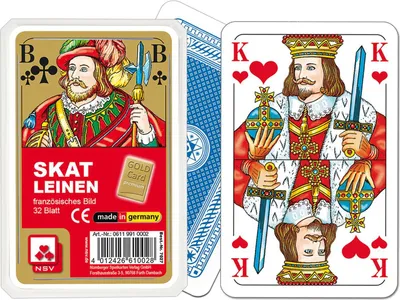 Produktbild von Unbekannt NSV - 7027 - Skat Premium Leinen - Franz. Bild