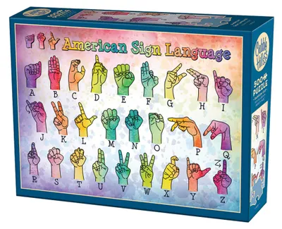 Produktbild von Puzzle 500 Amerykański język migowy 113523