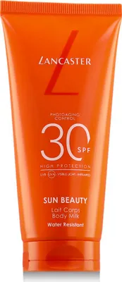 Produktbild von Lancaster Sun Beauty Body Milk SPF 30, Sonnenmilch, Körper, Tube, Feuchtigkeitsspendend, Schutz, Reparatur, Jeder Hauttyp, 100 ml