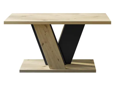 Produktbild von MIRJAN24 Couchtisch Viney, Wohnzimmertisch, 110x70x60 cm, Modern Kollektion (Farbe: Artisan / Schwarz)