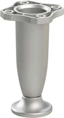 Obrázek produktu pro Walteco Nábytková noha kulatá, výška 100mm, matný chrom