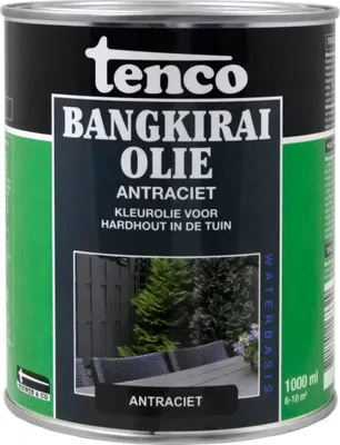 Produktbild von Bangkirai Öl anthrazit 1l Farbe/Lasur Tenco