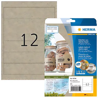 Produktbild von HERMA Etiketten Silphie A4 20 Blatt 97x42.3