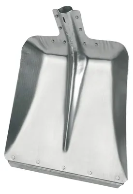 Zdjęcie produktu dla Łopata śnieżna - Łopata do obornika - Aluminium - 36 cm - Bez trzonka
